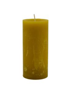 Świeca walec 15cm 65/150 żółta