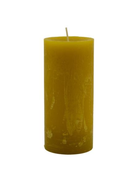 Świeca walec 15cm 65/150 żółta
