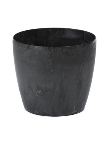 Doniczka Magnolia 12cm h:10,4cm czarny beton 200