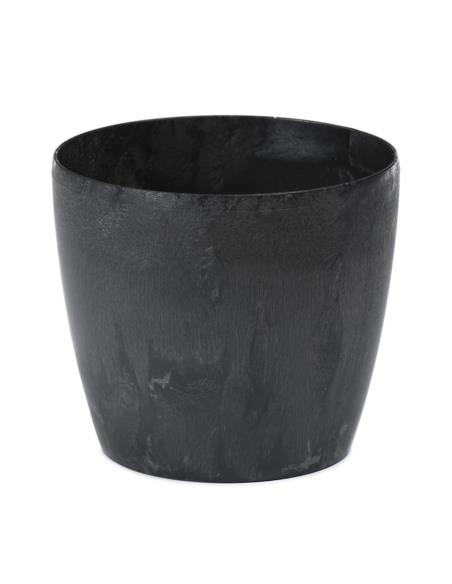 Doniczka Magnolia 12cm h:10,4cm czarny beton 200