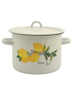 Garnek emalia 18cm 3L z/p Cytryna 2