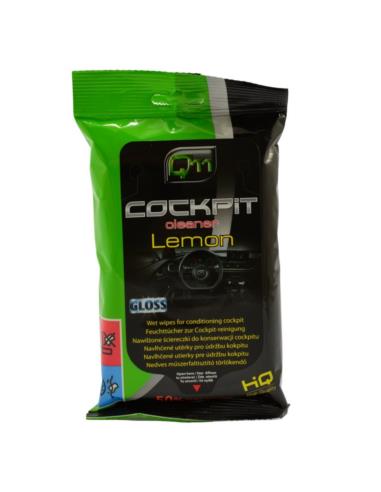 Chusteczki nawilżające do kokpitu lemon 30 sztuk Q11