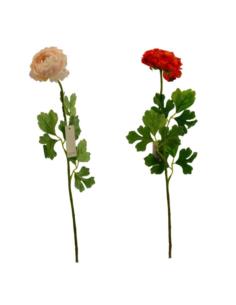 Kwiat sztuczny Ranunculus 62cm mix