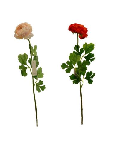 Kwiat sztuczny Ranunculus 62cm mix