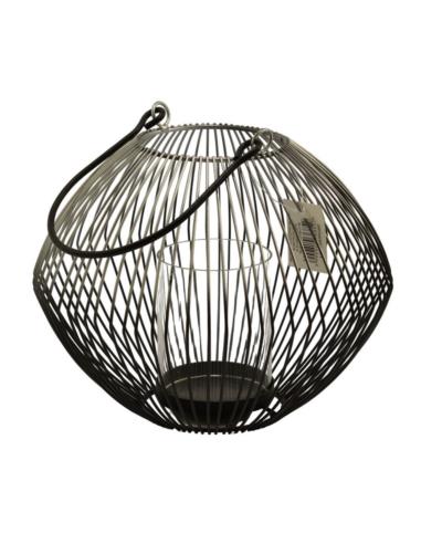 Latarnia metal 21x16x8,5cm W12562