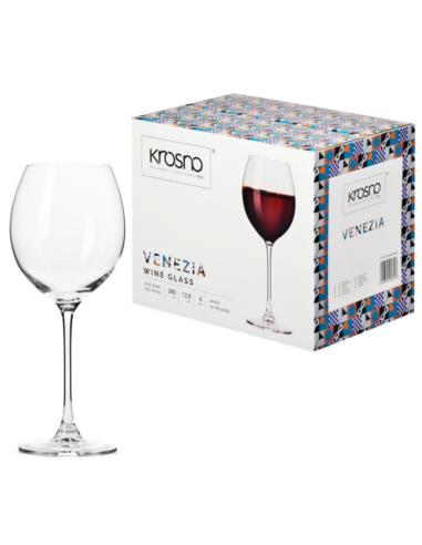 Kieliszki do wina 380ml 6szt Krosno Venezja