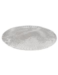Mata 40cm tworzywo srebrna