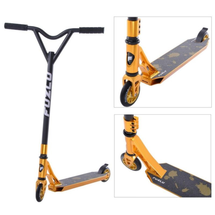 Hulajnoga Fuzlu Falcon wyczynowa złota