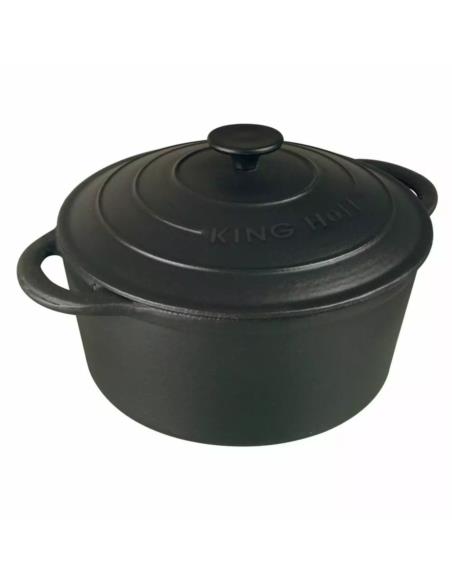 Garnek żeliwny 21cm 2,4L z/p Kinghoff KH-2253
