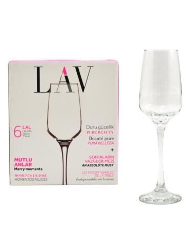 Kieliszki do szampana 230ml 6szt Lav