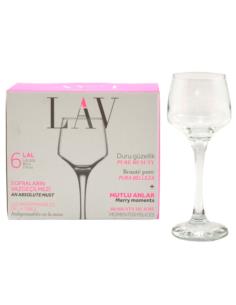 Kieliszki do likieru 80ml 6szt Lav