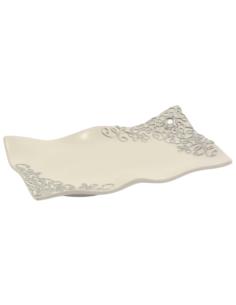 Podstawka ceramiczna falowana 29x16cm C-635ds