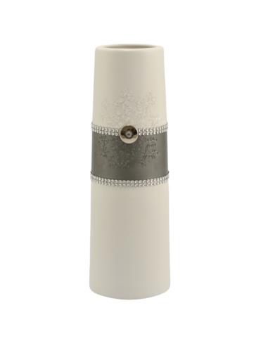 Wazon ceramiczny 35cm Tuba średnia C-546p pasek