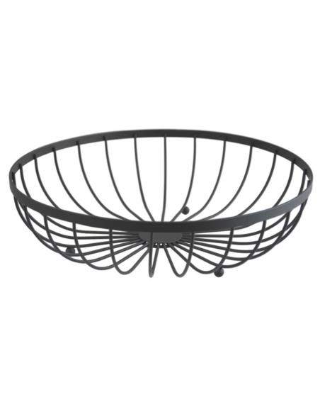 Koszyk na owoce 30x8,5cm czarny W6434-3
