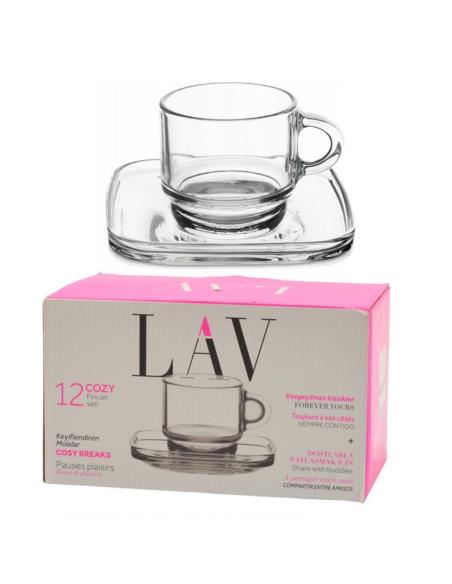 Serwis kawowy 12 elementów Lav espresso