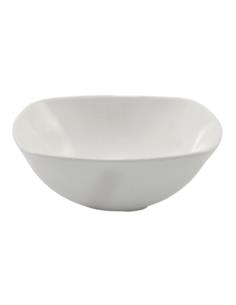 Salaterka Elit 13cm biała szkło hartowane