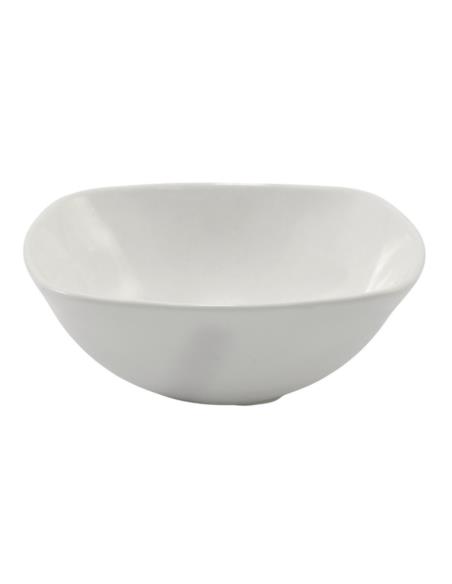 Salaterka Elit 13cm biała szkło hartowane
