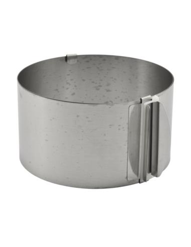Opaska do ciasta h-8,5cm 16-30cm regulowana