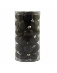 Bombki 30szt 4cm czarne PB630