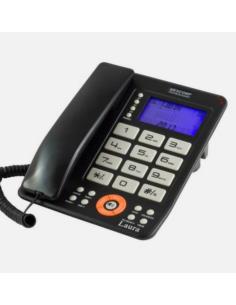 Telefon stacjonarny Laura MT-816 czarny