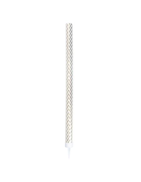 Fontanna tortowa lux 1szt 26cm złote paski