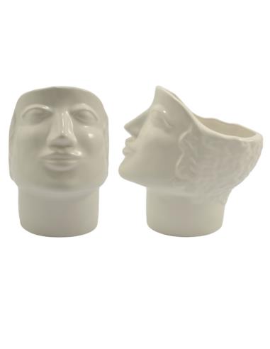 Wazon ceramiczny 22x23x15cm Głowa bizantyjska C-1022szb