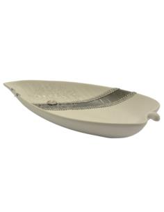 Podstawka ceramiczna Liść Manuka 40x21cm C-936p pasek