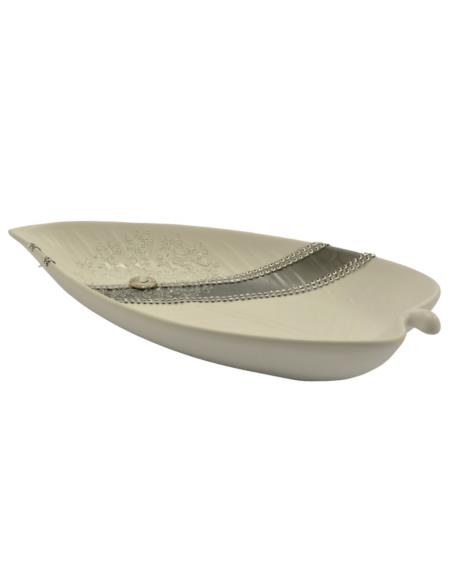Podstawka ceramiczna Liść Manuka 40x21cm C-936p pasek