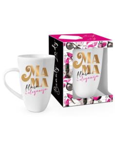 Kubek ceramiczny 400ml Dzień Matki Mama klasa i elegancja