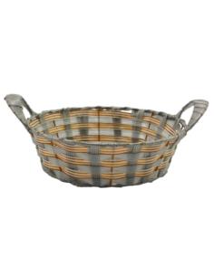 Koszyk polirattan okrągły 22cm