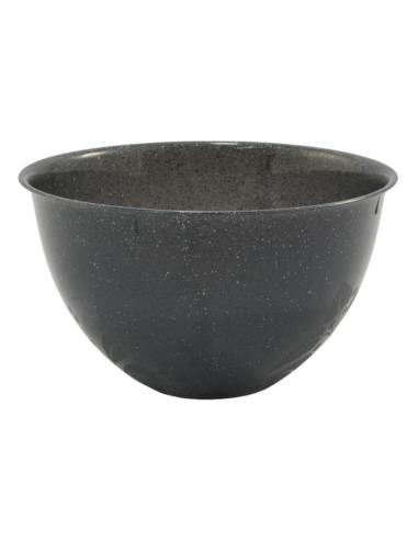 Miska plastikowa  3,0L 22cm Liść czarna