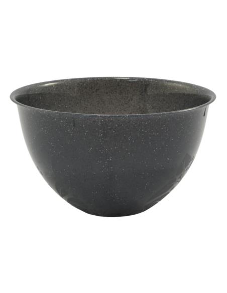 Miska plastikowa  3,0L 22cm Liść czarna