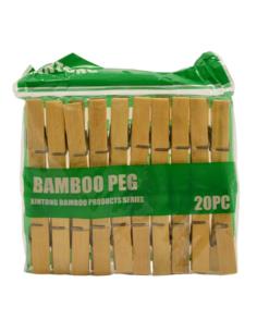 Klamerki do bielizny 20szt bambus MR0993