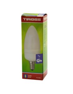 Żarówka E14 7W 290Lm Tiross ciepła biała