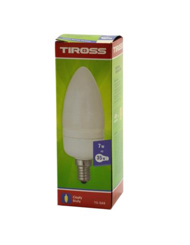 Żarówka E14 7W 290Lm Tiross ciepła biała