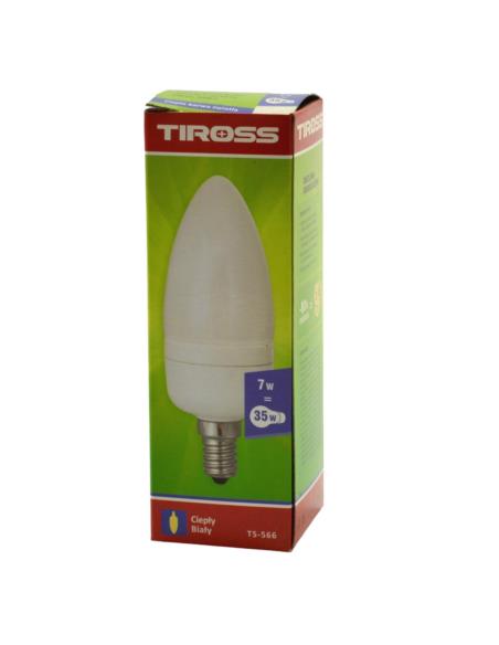 Żarówka E14 7W 290Lm Tiross ciepła biała