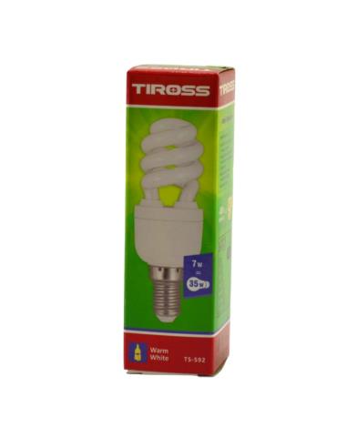 Żarówka LED E14 7W 330lm Tiross ciepła biała