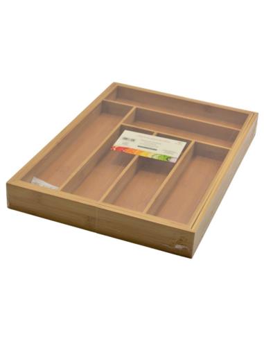 Wkład do szuflad bambusowy rozsuwany 45x32/45cm