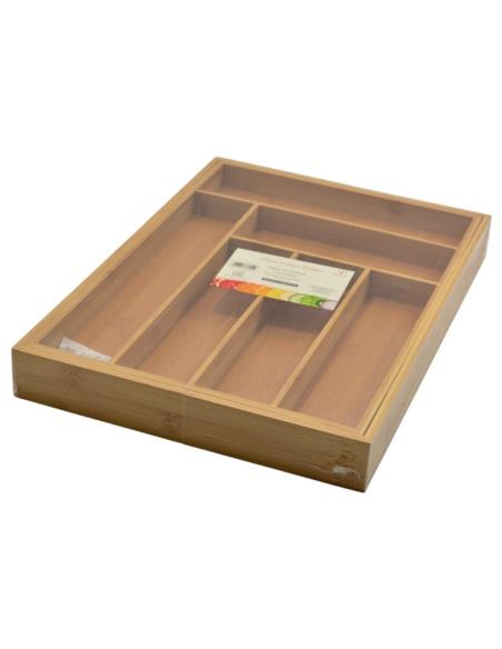 Wkład do szuflad bambusowy rozsuwany 45x32/45cm