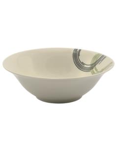 Salaterka ceramiczna kółka paski 18cm QP 9