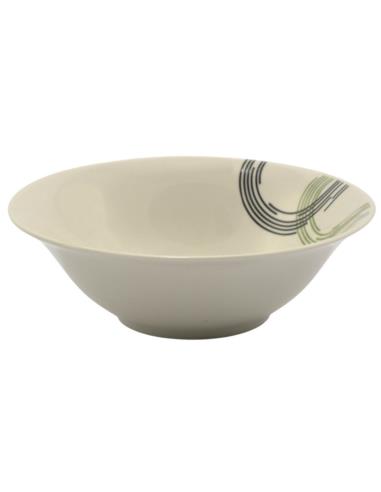 Salaterka ceramiczna kółka paski 18cm QP 9