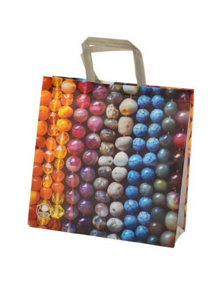 Torba na zakupy PP Koraliki laminowana 42x42x17cm