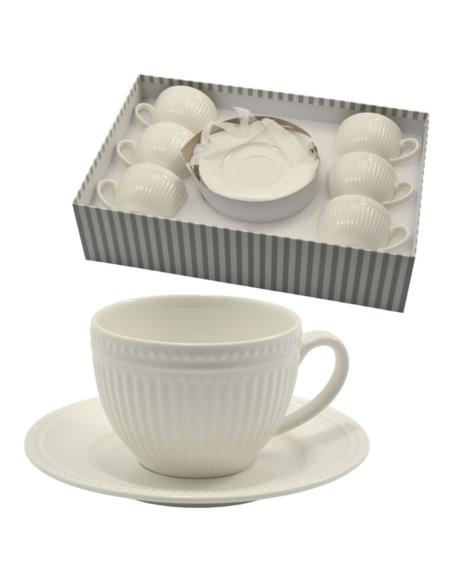 Serwis kawowy 12 elementów 250ml Retro