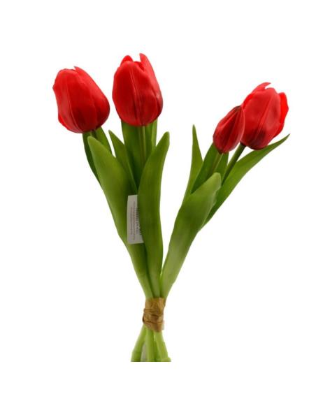 Kwiat sztuczny Tulipany bukiet 32cm mix