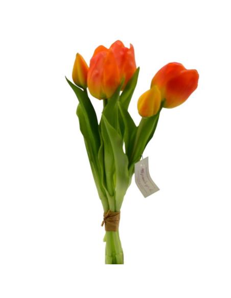Kwiat sztuczny Tulipany bukiet 32cm mix
