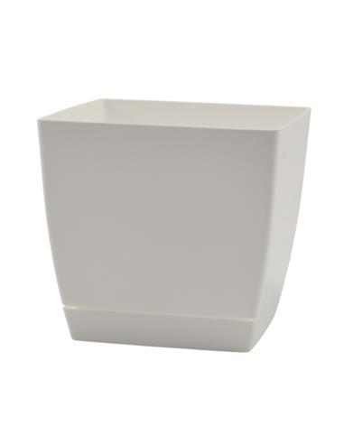 Doniczka Coubi 15cm biały DUKP155 kwadrat
