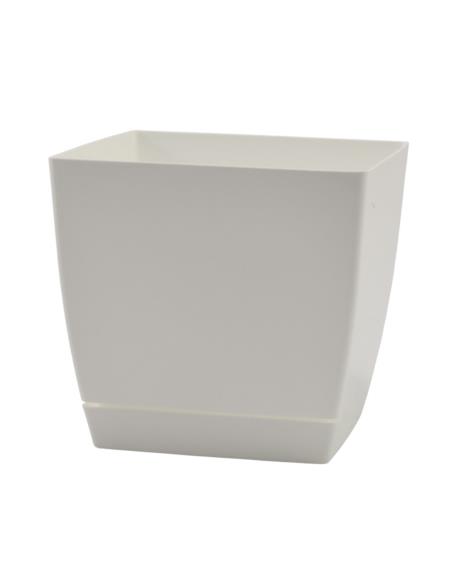 Doniczka Coubi 15cm biały DUKP155 kwadrat