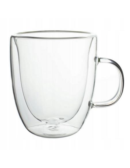 Kubek szklany podwójna ścianka 300ml MRY1602