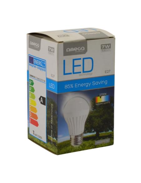 Żarówka LED E27 7W 530lm OMEGA