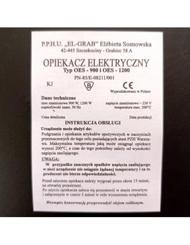 Piecyk elektryczny OES-1200 podwójny